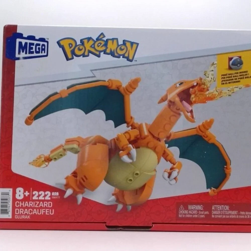 MEGA Pokemon‎ Charizard Construction Set 222pc, BRAND NEW IN BOX